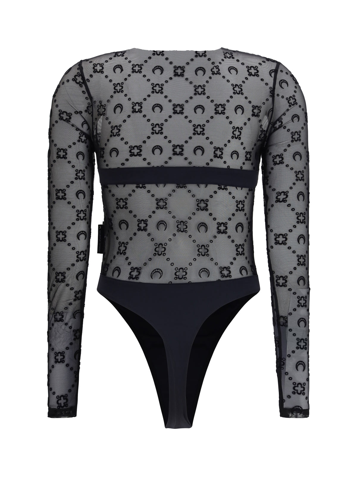 MARINE SERRE Marine Serre Women Mesh Body With Moon Motif