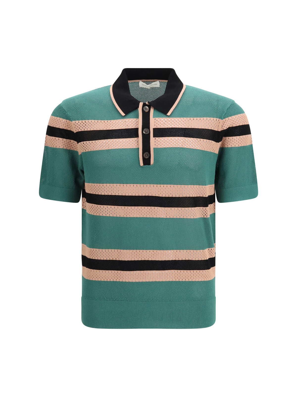 Dries Van Noten Men Striped Polo Shirt