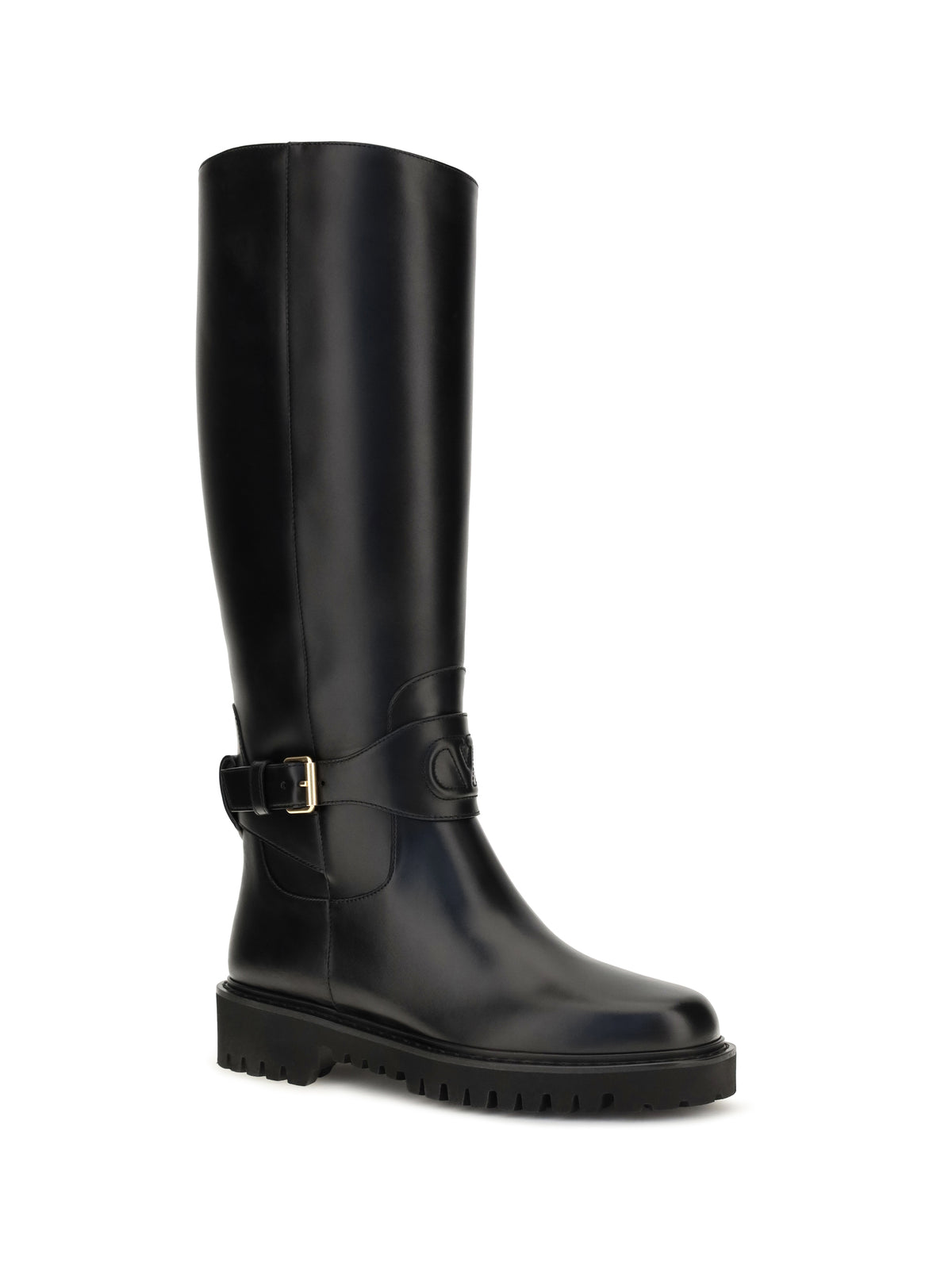 Valentino Garavani Women Vlogo Signature Calfskin High Boots