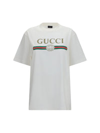 GUCCI Gucci Women Cotton And Silk Jersey T-Shirt