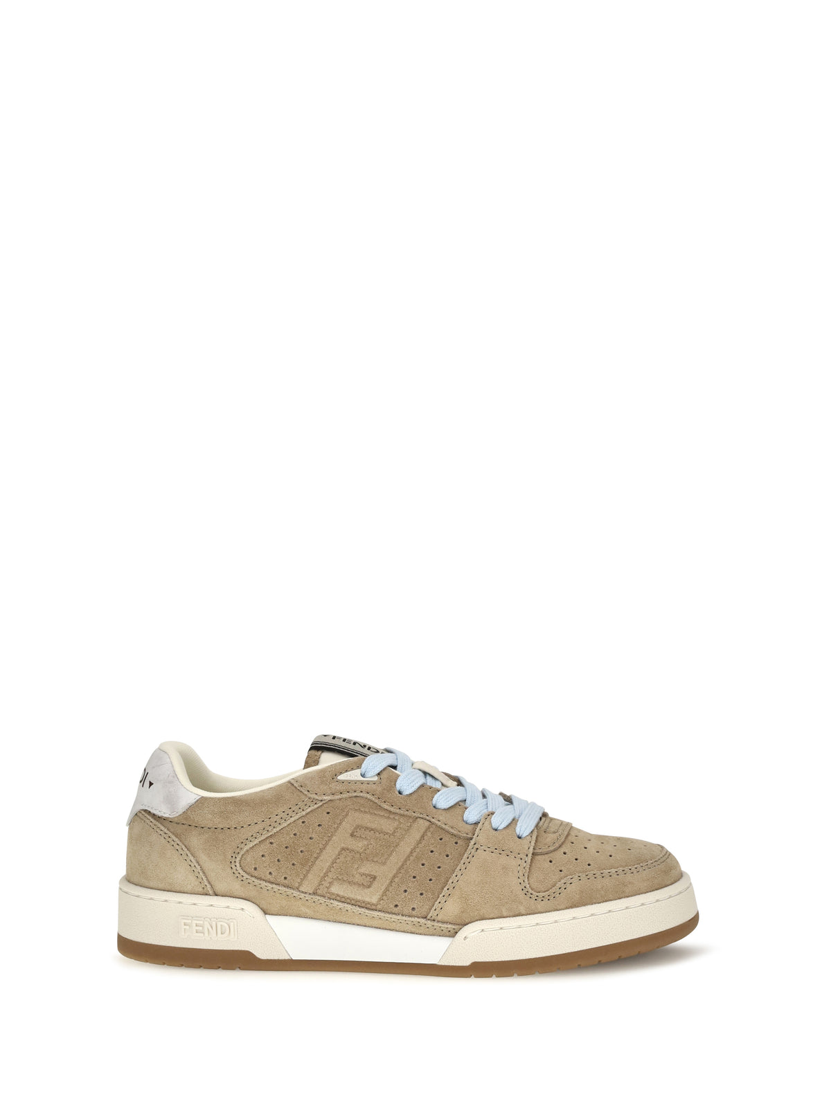 Fendi Women Match Suede Sneakers