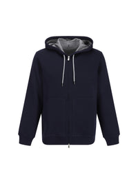 BRUNELLO CUCINELLI Brunello Cucinelli Men Monochrome Hoodie