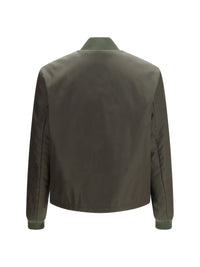 Prada Men Nylon Bomber Jacket