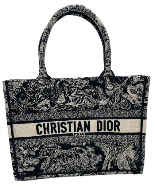 DIOR BOOK TOTE MEDIUM M1296ZRGO - BLUE