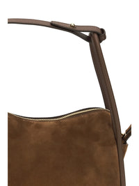 Prada Women Darling Handbag In Suede Leather