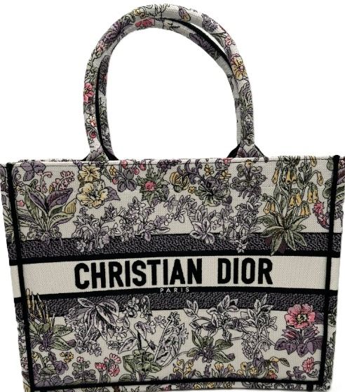 DIOR BOOK TOTE MEDIUM- FLOWERPRINT