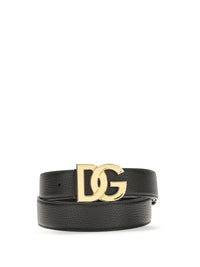 Dolce & Gabbana Men Calfskin Leather Belt
