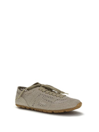 Balmain Women Racer 45 Sneakers In Macramé