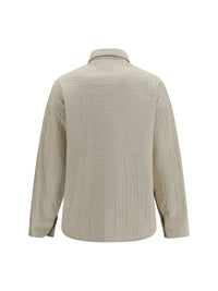 Moncler Women Quilted Chain Motif Padded Shirt Jacket