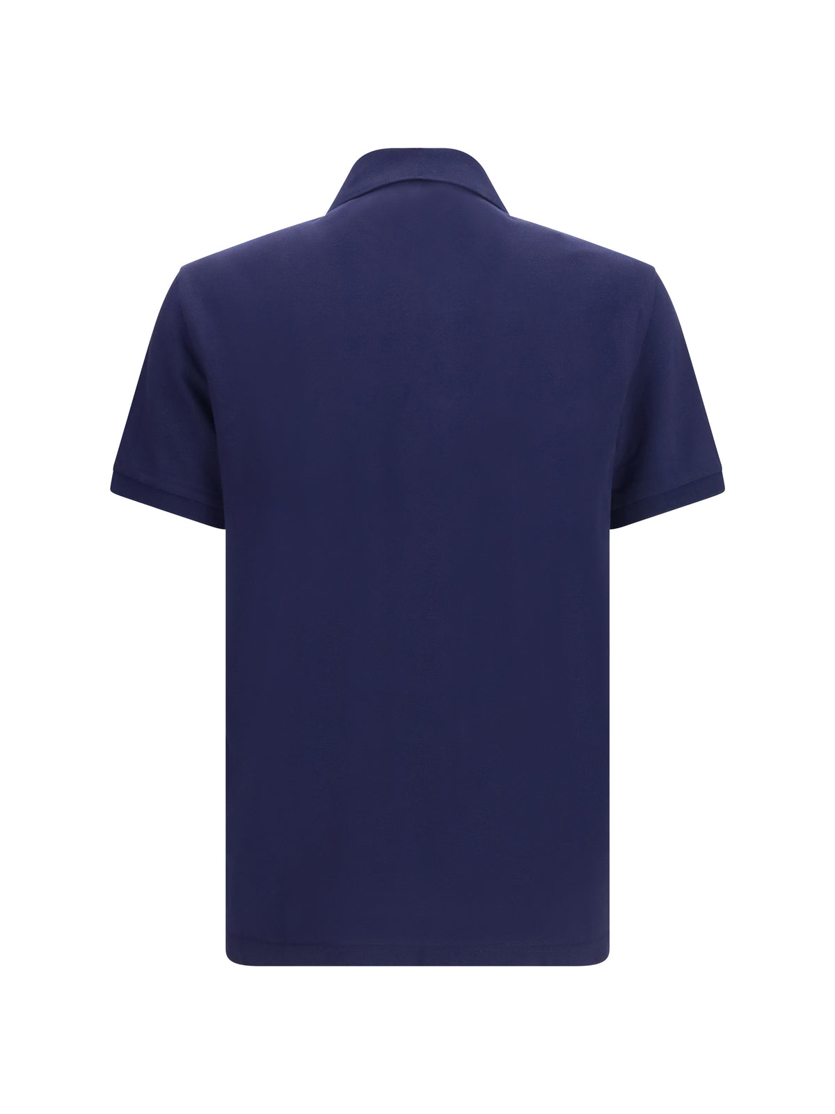 Versace Men Cotton Piqué Polo With Medusa Patch