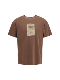 Palm Angels Men Palm Tree Cotton T-Shirt