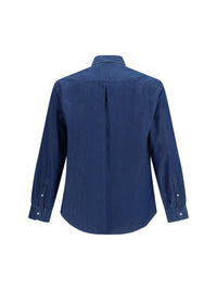 BRUNELLO CUCINELLI Brunello Cucinelli Men Lightweight Denim Shirt