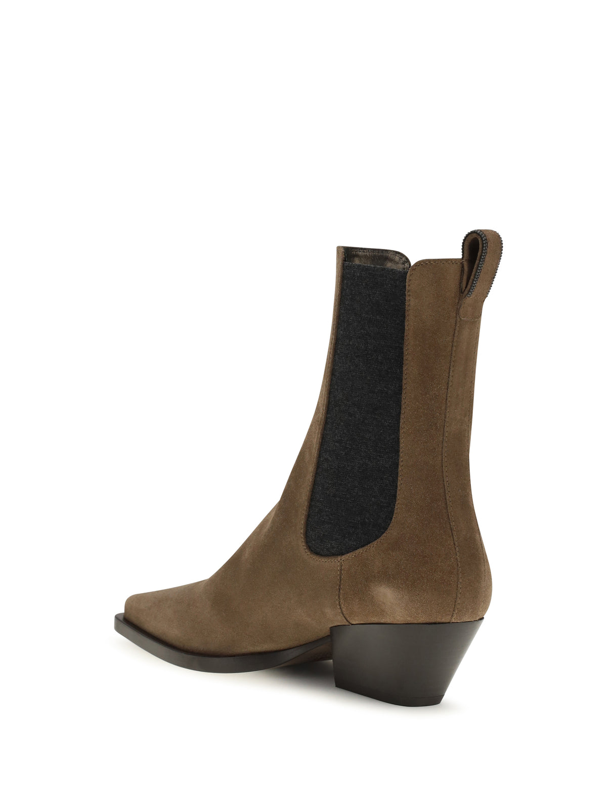 BRUNELLO CUCINELLI Brunello Cucinelli Women Suede Texan Ankle Boots