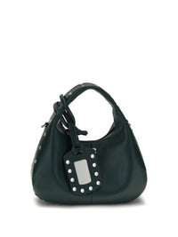 GANNI Ganni Women Mini Studded Hobo Handbag