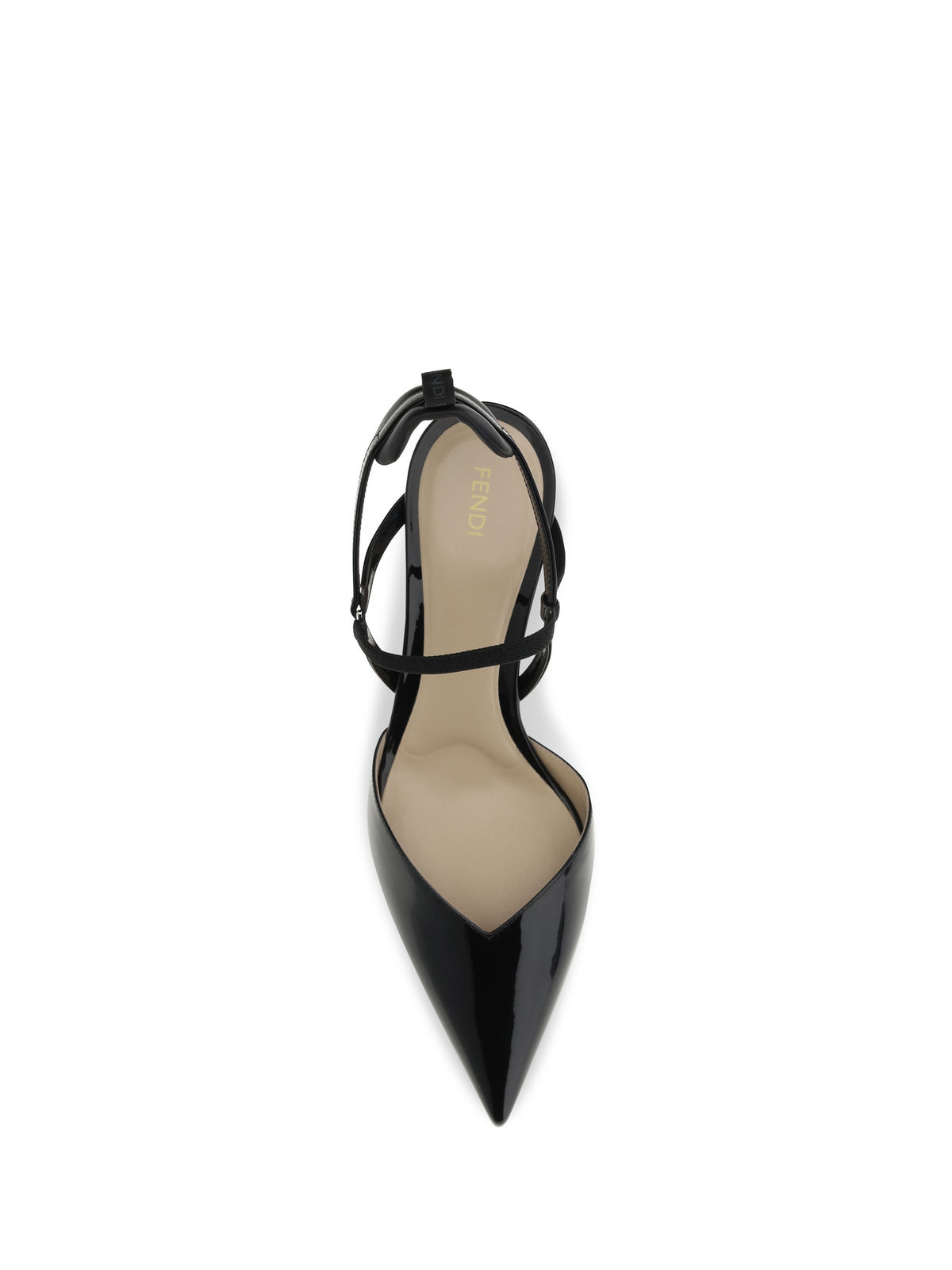 Fendi Women Patent Leather Colibrì Slingback Pumps