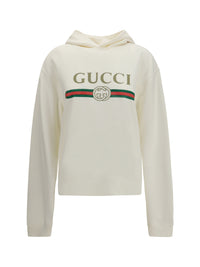 Gucci Women Cotton And Cashmere Jersey Hoodie