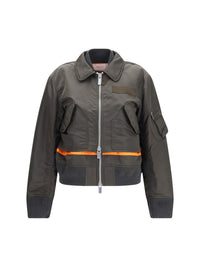 Sacai Women Double-Zip Nylon Jacket