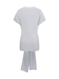 TOTEME Toteme Women Draped-Waist Jersey T-Shirt