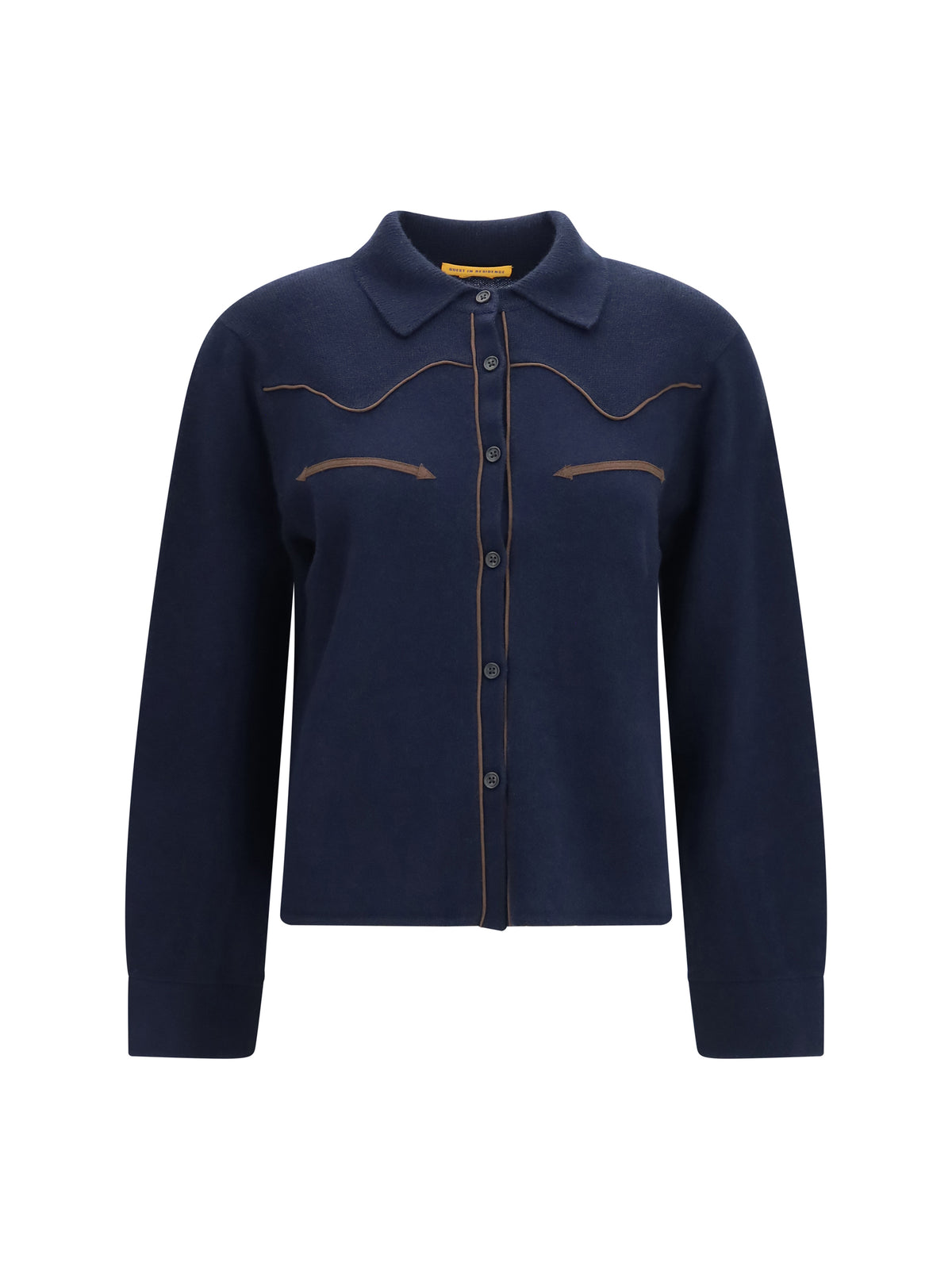 GUEST IN RESIDENCE Guest In Residence Women Cropped Western Cashmere Shirt