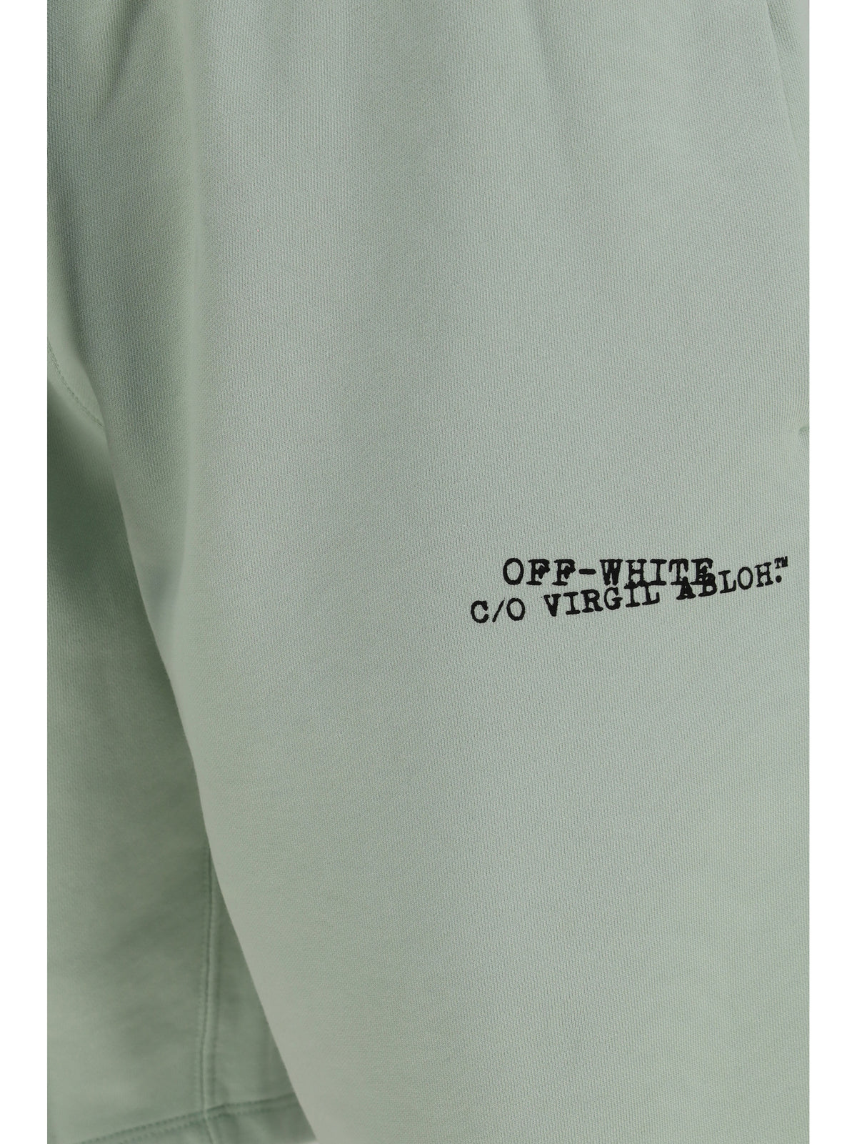 Off-White Men Type Machine Arrow Skate Sweat Shorts With Front Logo