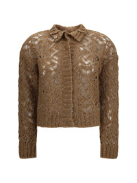 Max Mara Studio Women Quarto Openwork Cardigan