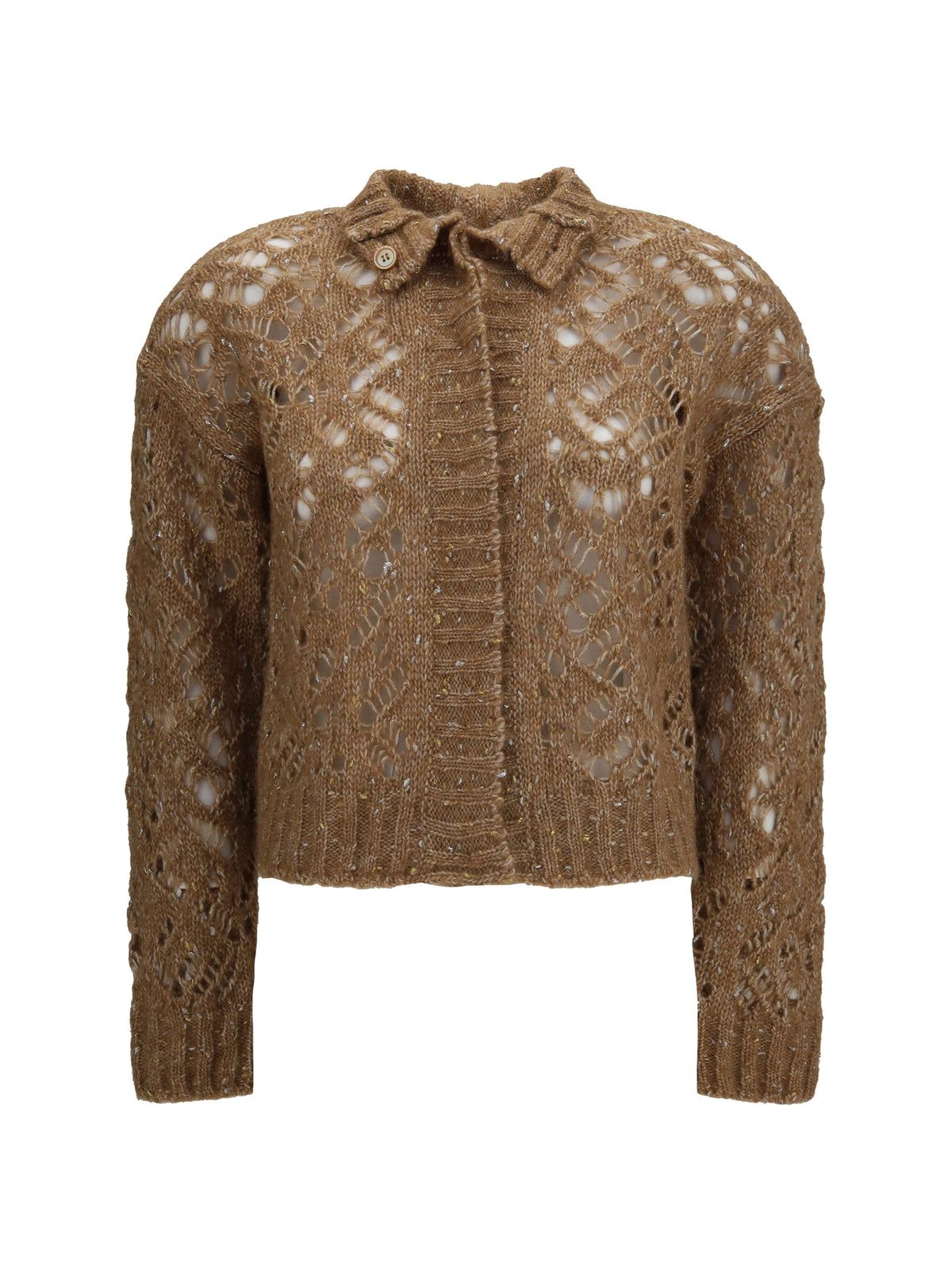 Max Mara Studio Women Quarto Openwork Cardigan
