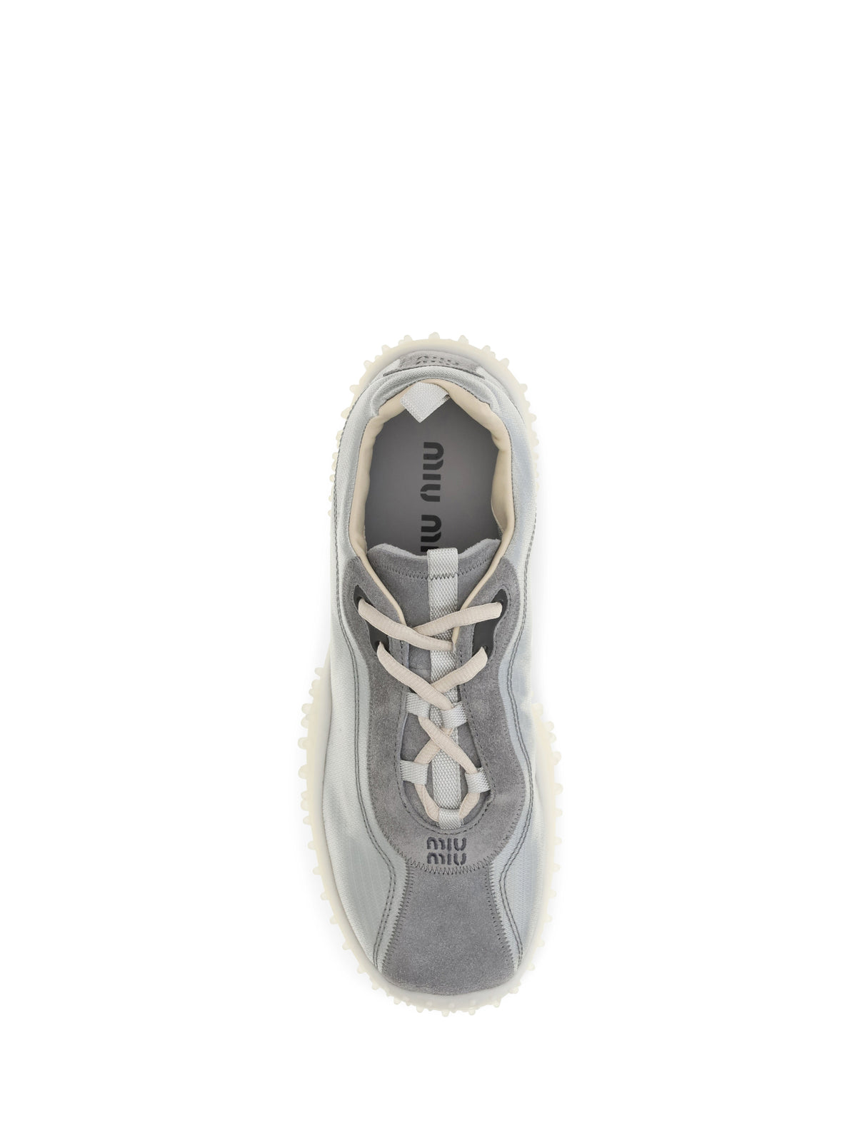 MIU MIU Miu Miu Women Bubble Sneakers In Technical Fabric And Suede