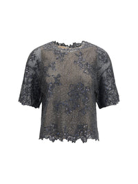Brunello Cucinelli Women Sequined Crewneck Top