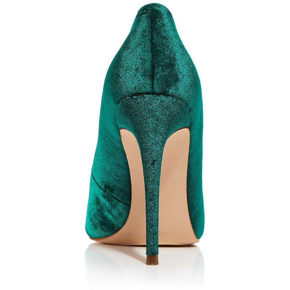 Brit Womens Velvet Slip-On Pumps