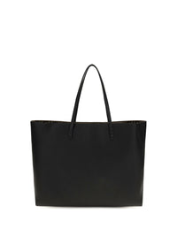 Fendi Women Medium Roll Roman Leather Shopping Bag