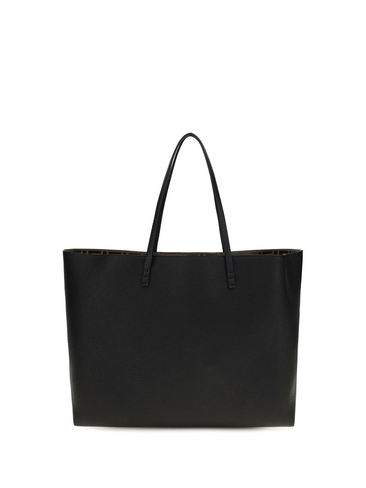 Fendi Women Medium Roll Roman Leather Shopping Bag