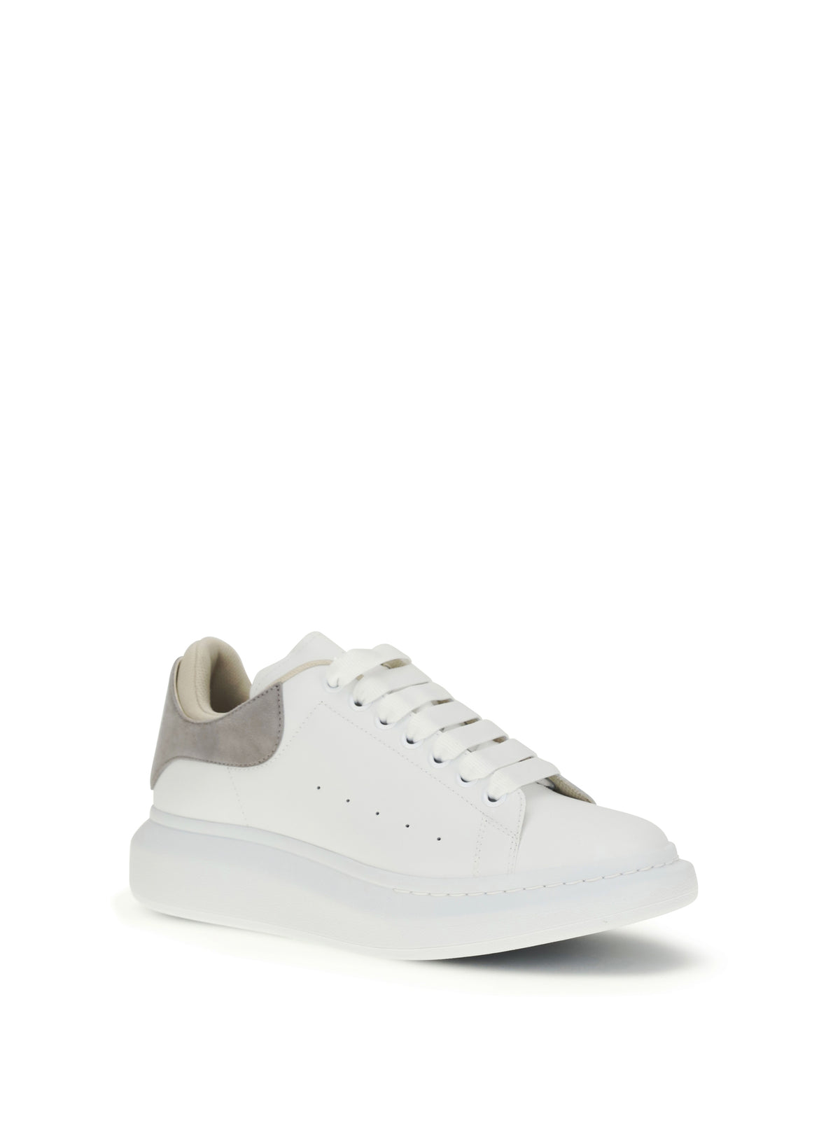 Alexander Mcqueen Men Oversized Sneakers With Suede Heel Tab