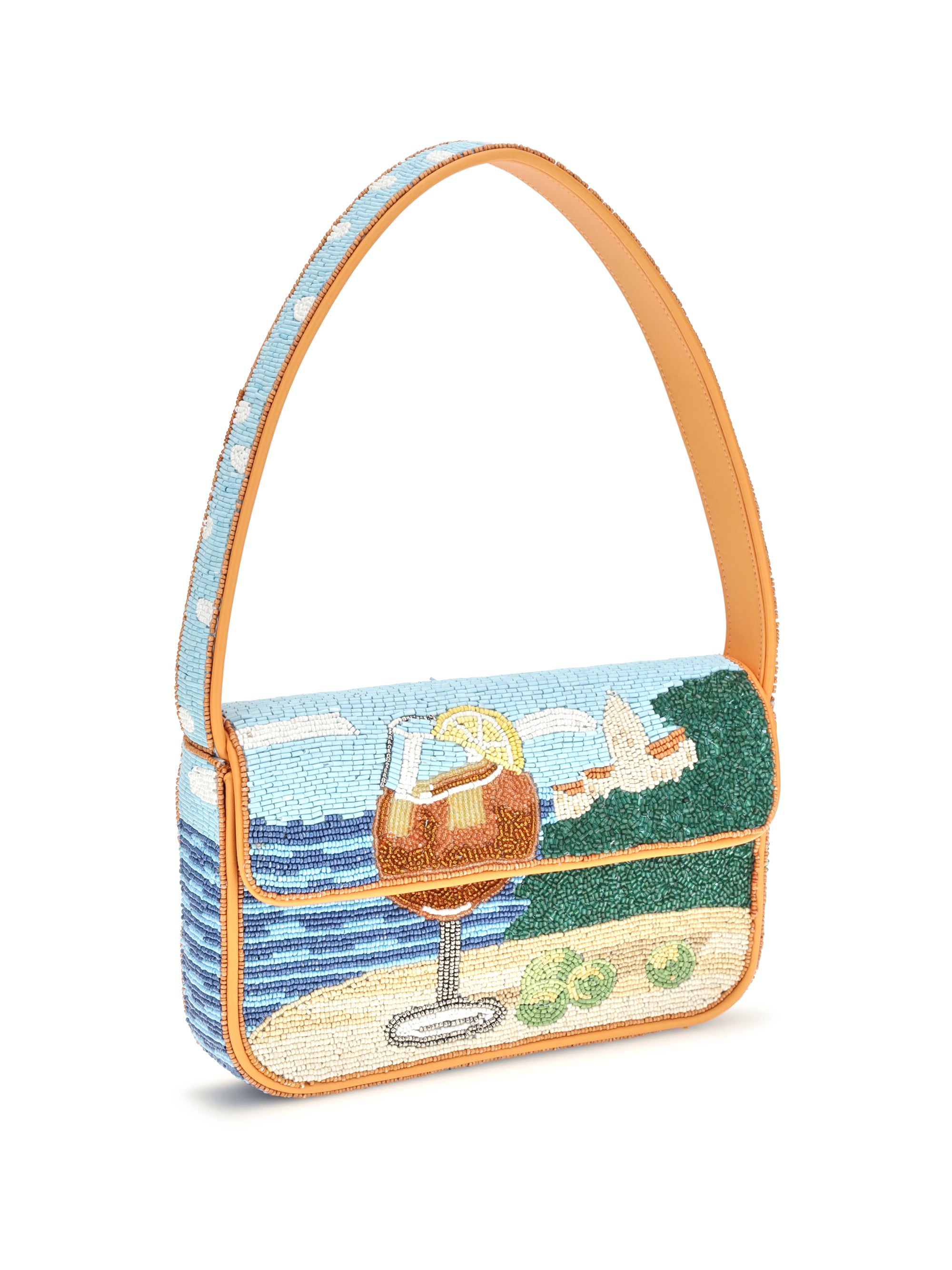 STAUD Staud Women Tommy Beaded Shoulder Bag