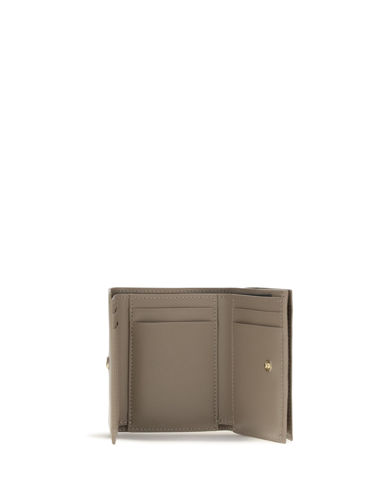 Fendi Women Ff Mini Trifold Leather Wallet