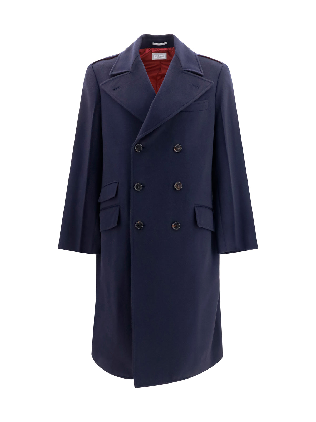 BRUNELLO CUCINELLI Brunello Cucinelli Men Double-Breasted Wool Coat