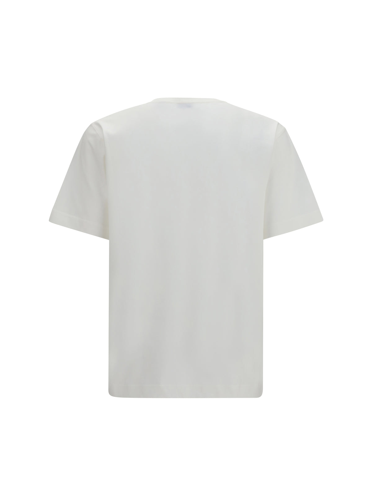 Burberry Men Check Cotton T-Shirt
