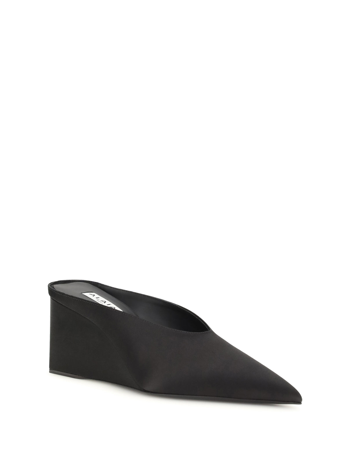 ALAÏA Alaïa Women Satin Wedge Mules