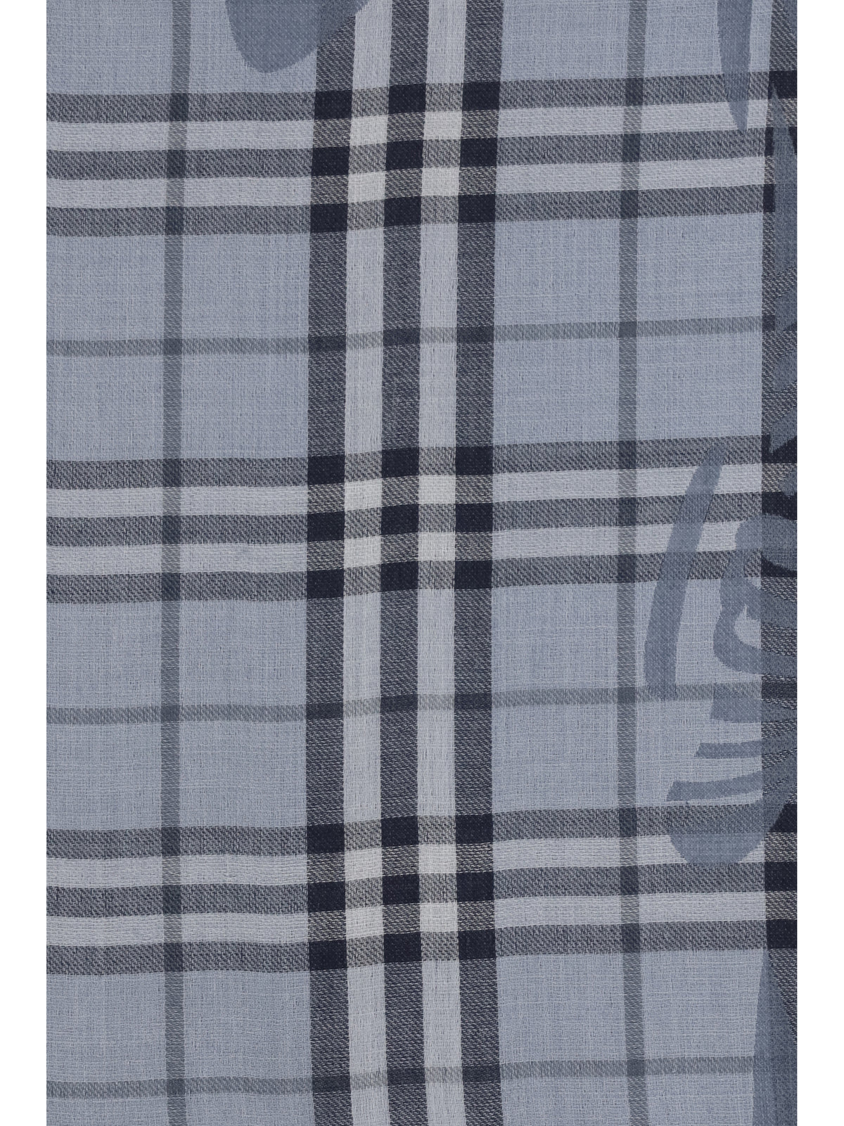 BURBERRY Burberry Women Knight Check Wool And Silk Scarf
