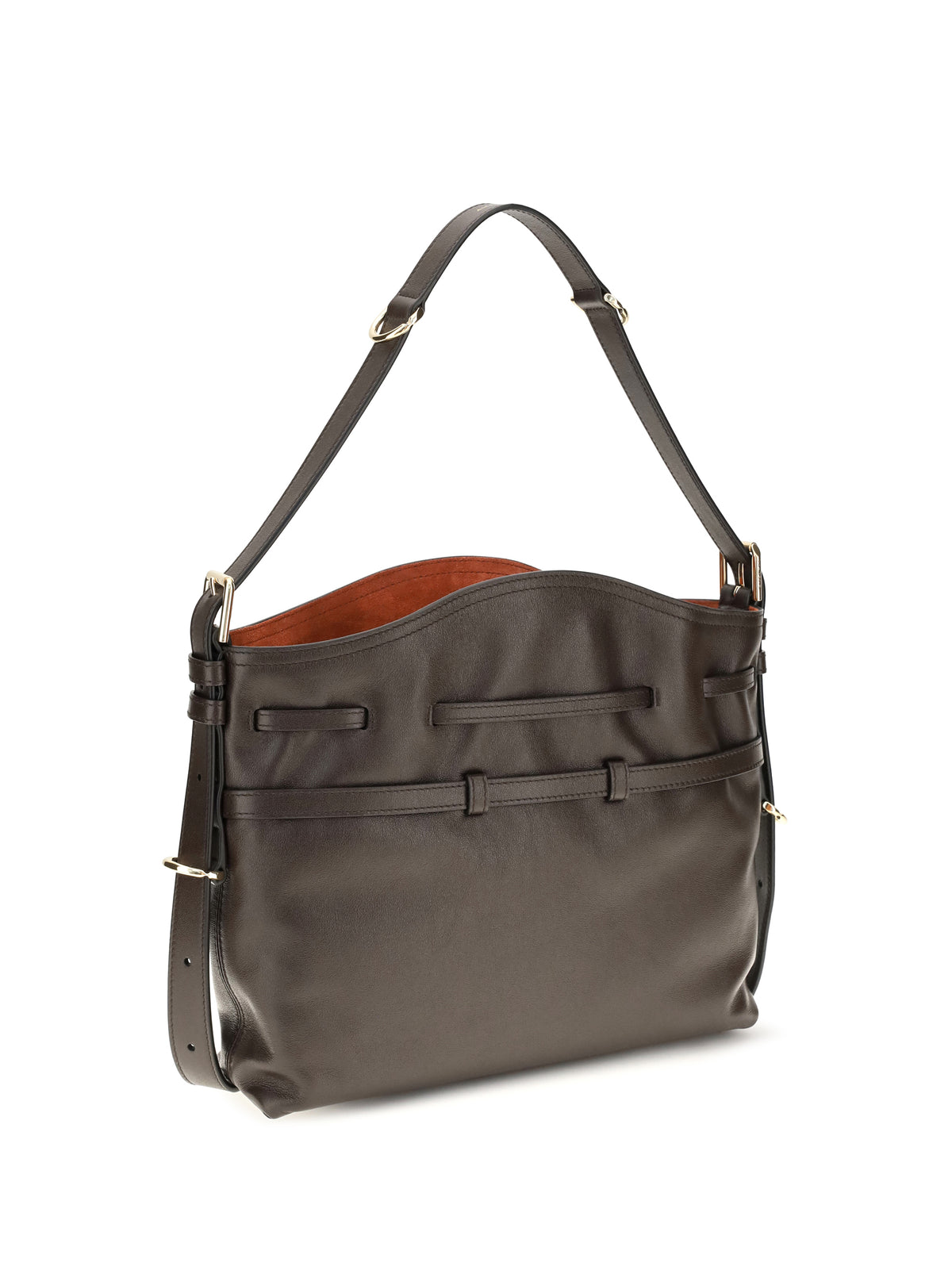 Givenchy Women Small Voyou Bucket Handbag In Glossy Leather