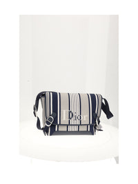 Dior Homme Men Jet Flap Messanger Stripes