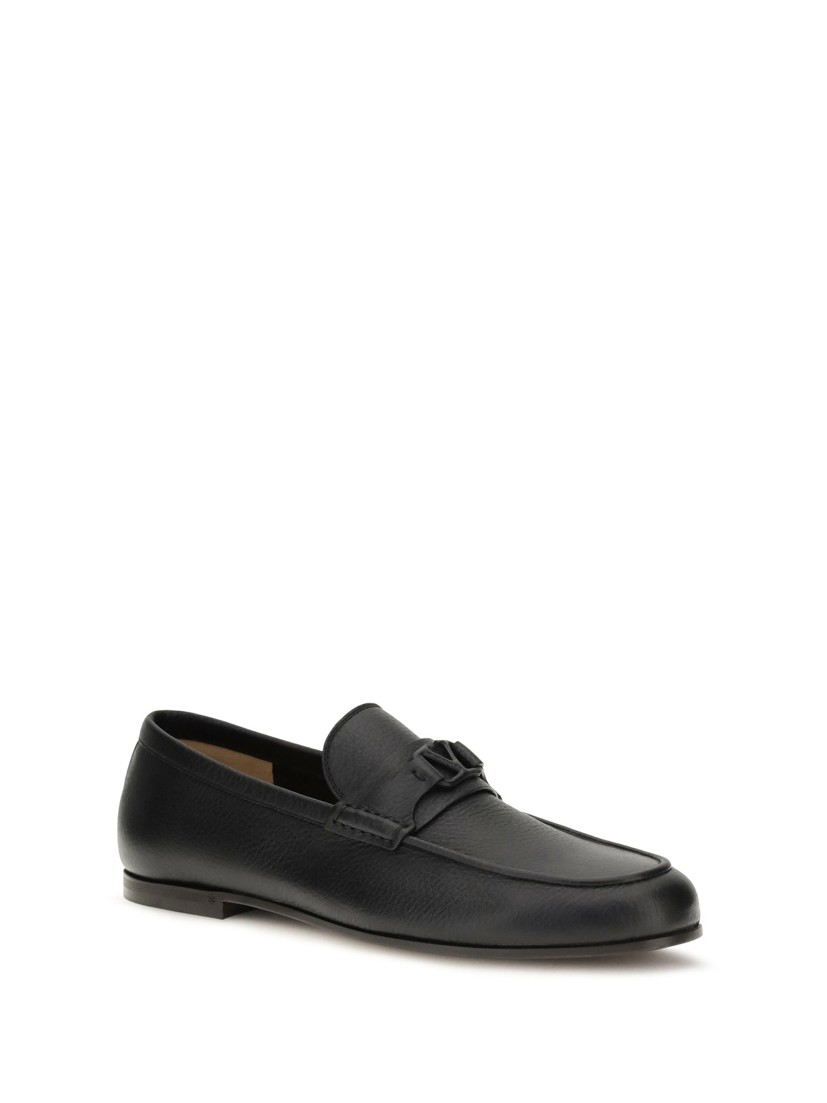 Valentino Garavani Men Vlogo Signature Loafers In Deer Leather