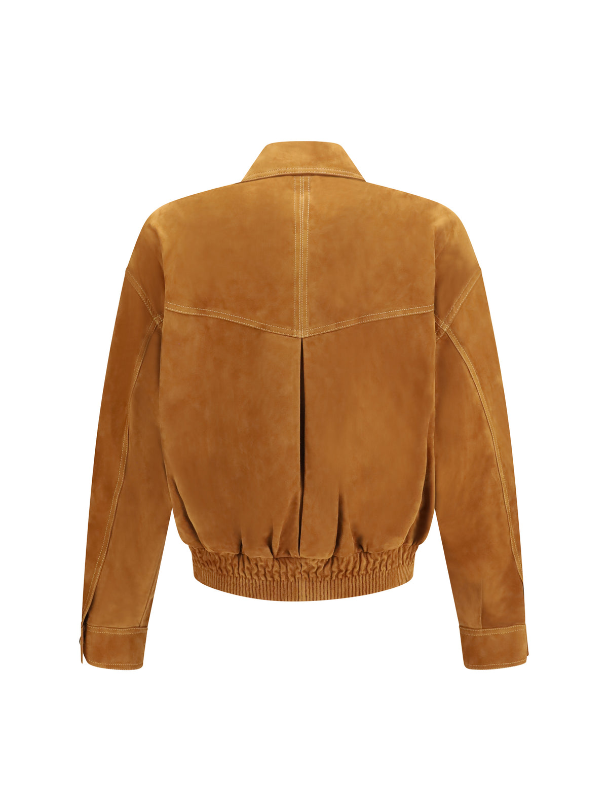 Versace Men Leather Button Jacket