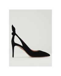 Aquazzura Denim Pumps Pointed Toe Women Black