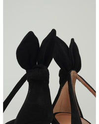 Aquazzura Denim Pumps Pointed Toe Women Black