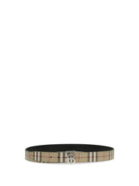 Burberry Men Tb Reversible Check Belt