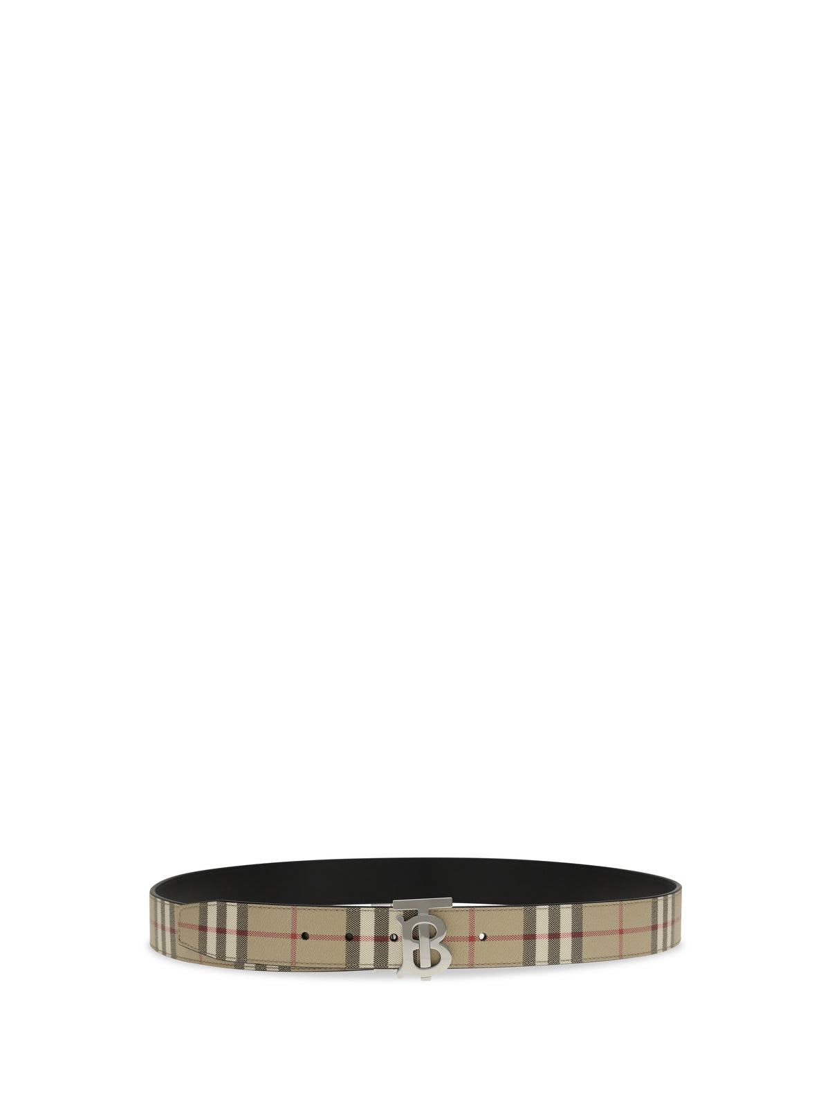 Burberry Men Tb Reversible Check Belt