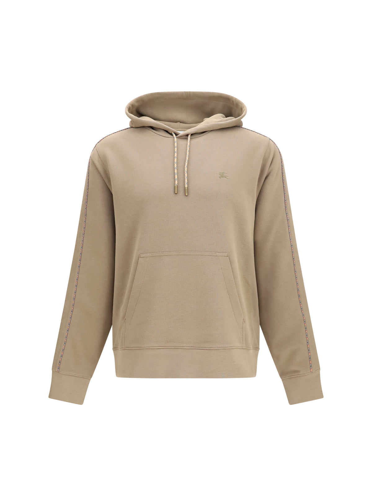 BURBERRY Burberry Men Check Hoodie With Drawstrings