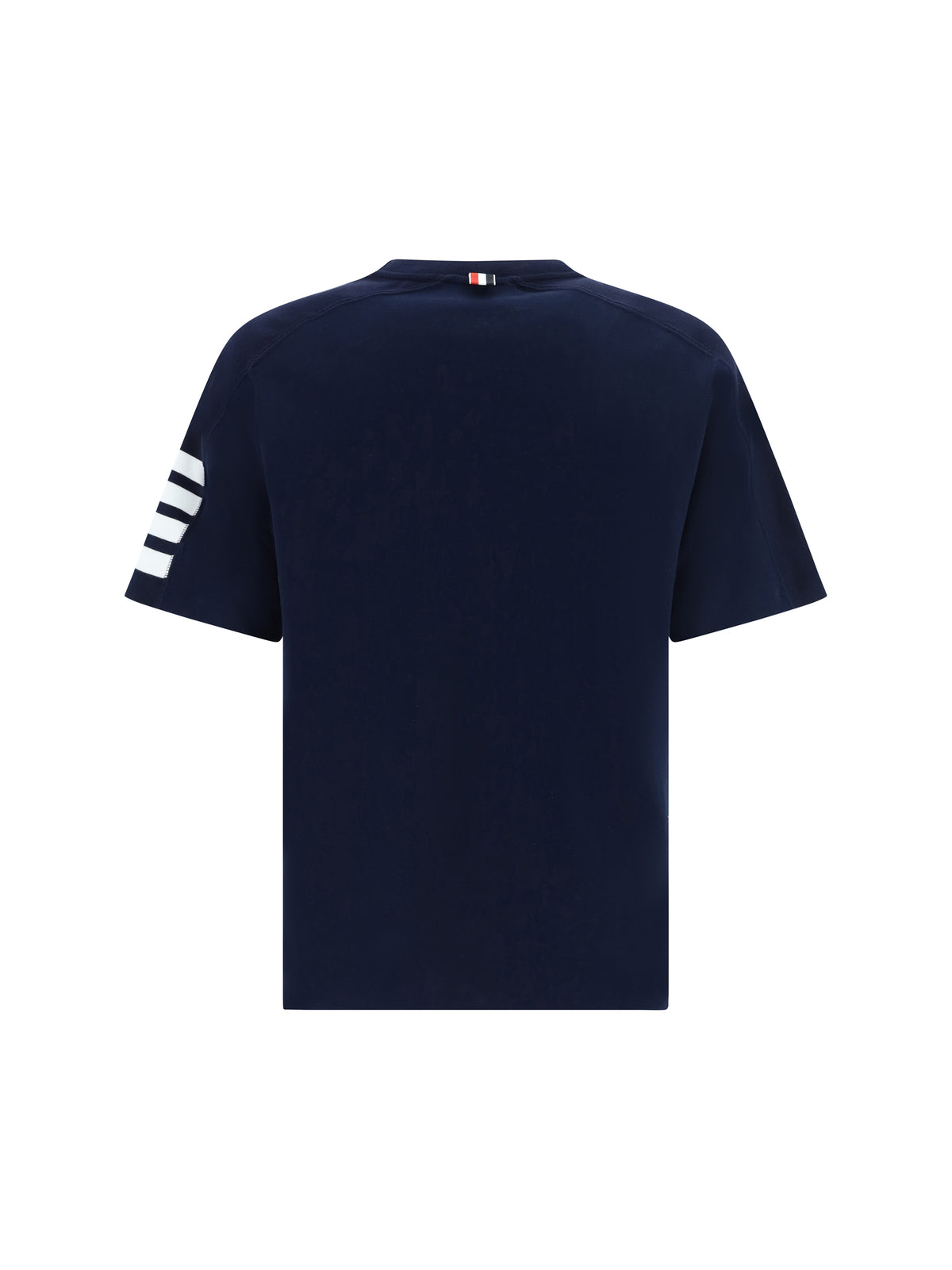 Thom Browne Men T-Shirt With Horizontal Bands