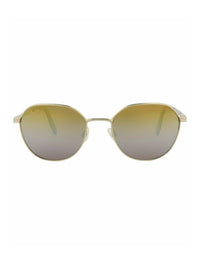 Maui Jim Unisex Round/Oval Gold Gold Gold Fashion Designer Eyewear