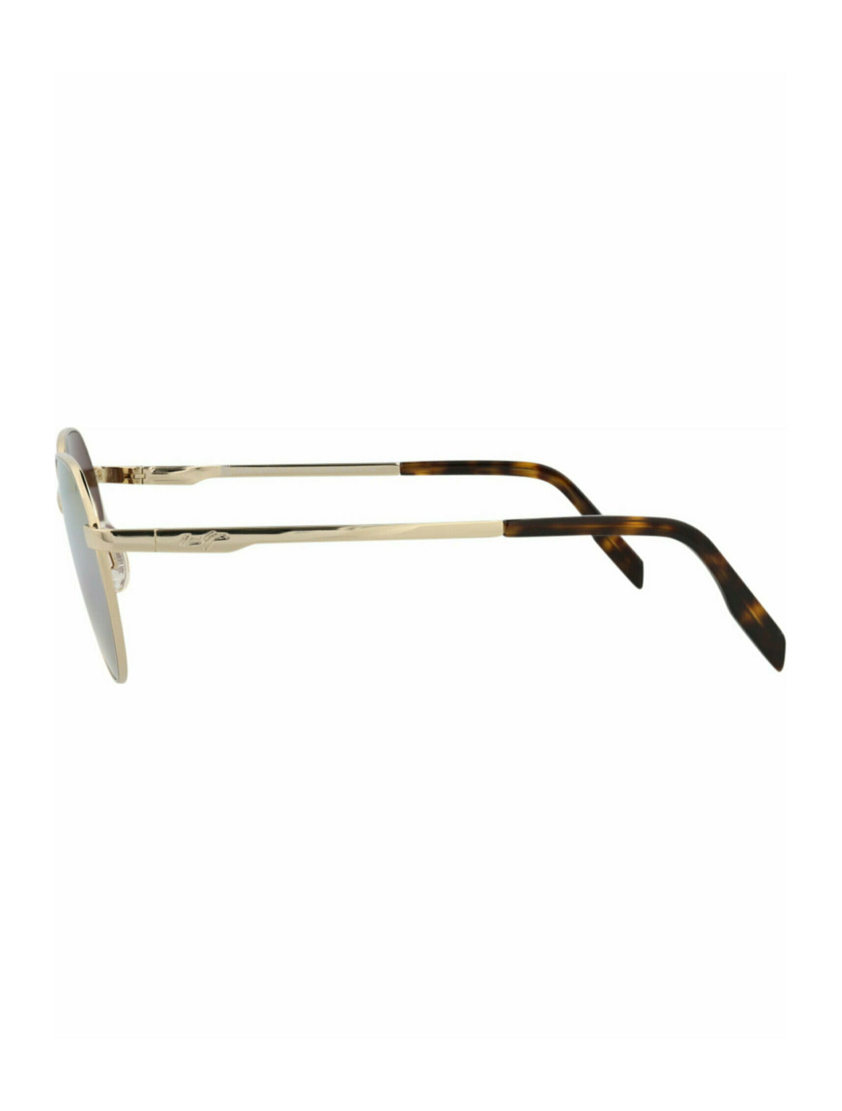 Maui Jim Unisex Round/Oval Gold Gold Gold Fashion Designer Eyewear